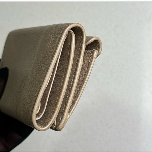 Balenciaga leather trifold compact wallet - Picture 6 of 7